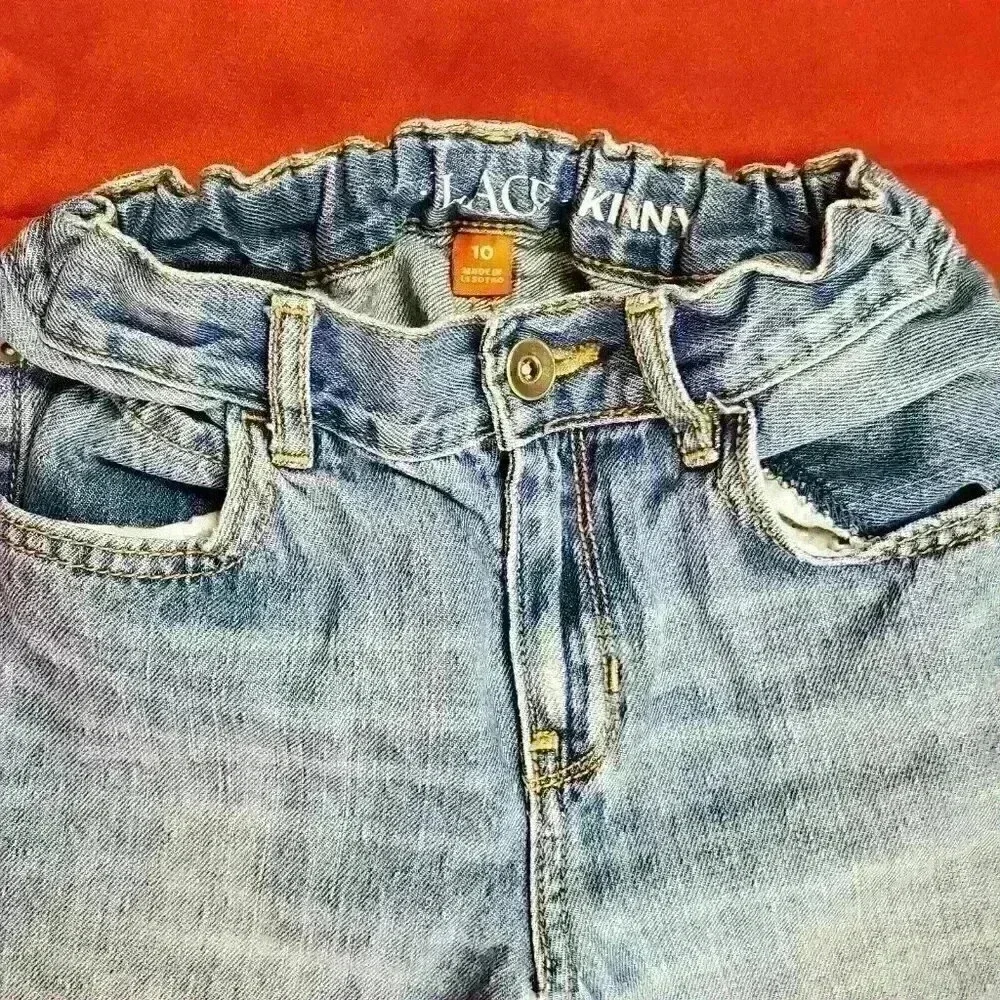 Place Skinny Girl's Jeans Size 10 Blue Mid Wash